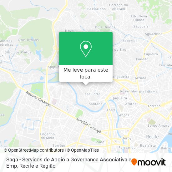 Saga - Servicos de Apoio a Governanca Associativa e Emp mapa