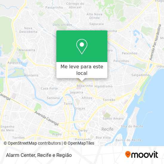 Alarm Center mapa