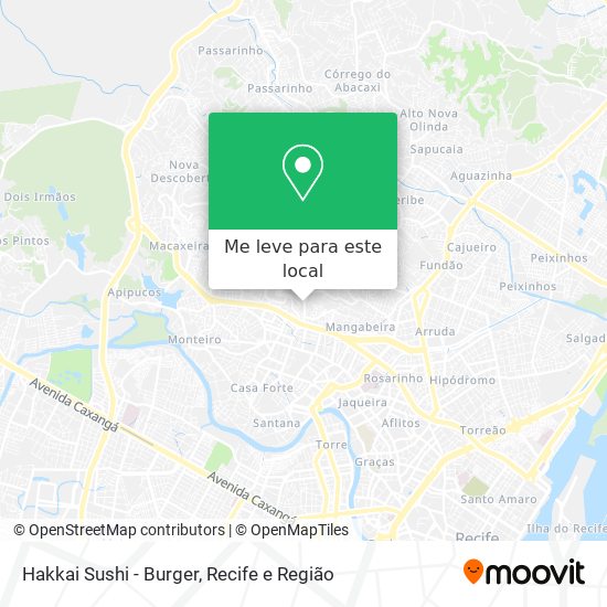Hakkai Sushi - Burger mapa