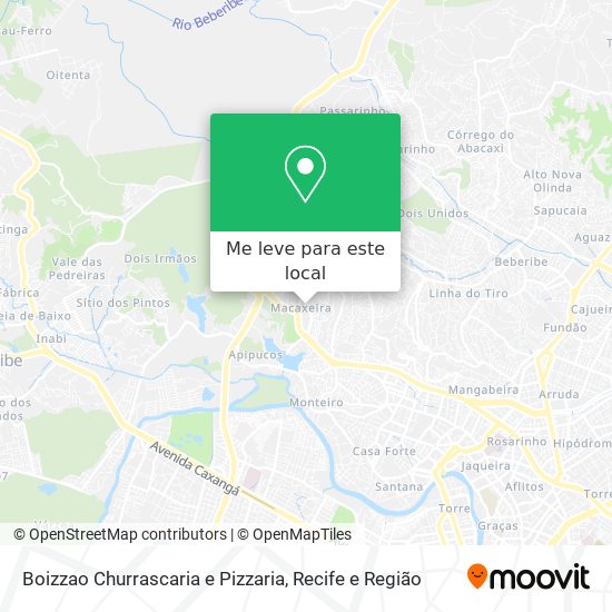 Boizzao Churrascaria e Pizzaria mapa