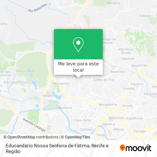 Educandário Nossa Senhora de Fátima mapa