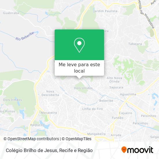 Colégio Brilho de Jesus mapa
