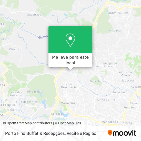 Porto Fino Buffet & Recepções mapa