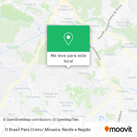 O Brasil Para Cristo/ Mirueira mapa