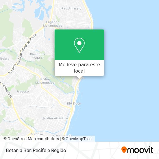 Betania Bar mapa