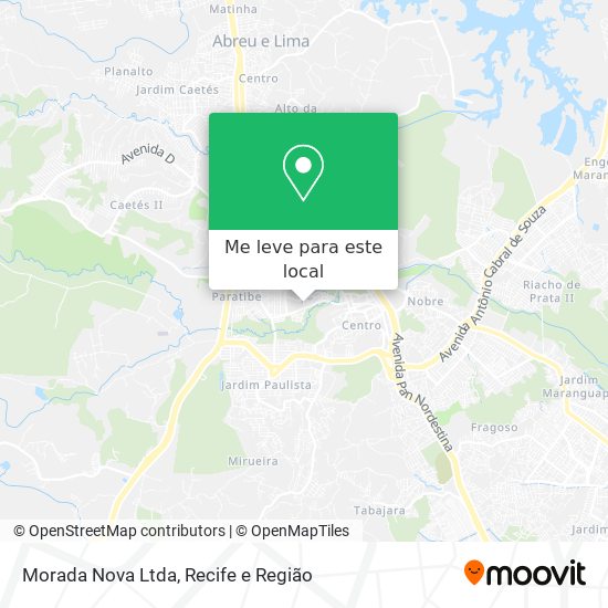 Morada Nova Ltda mapa