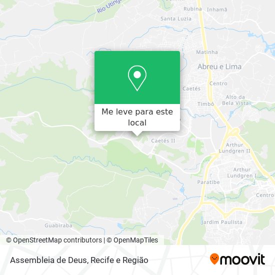 Assembleia de Deus mapa