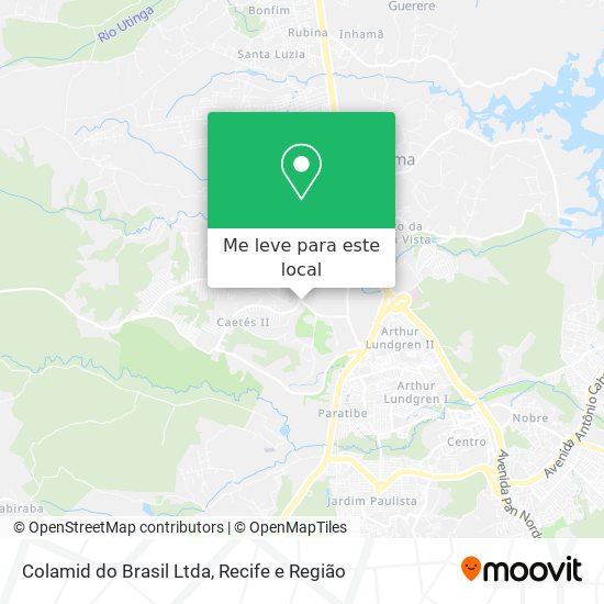 Colamid do Brasil Ltda mapa