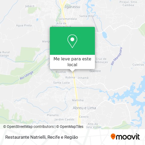 Restaurante Natrielli mapa