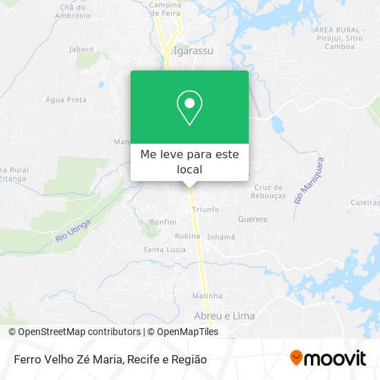Ferro Velho Zé Maria mapa