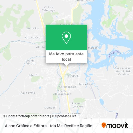 Alcon Gráfica e Editora Ltda Me mapa