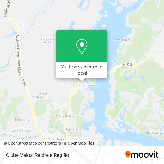 Clube Veloz mapa