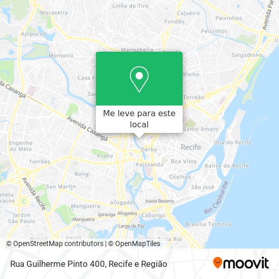 Rua Guilherme Pinto 400 mapa