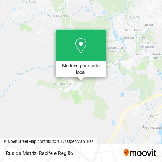 Rua da Matriz mapa