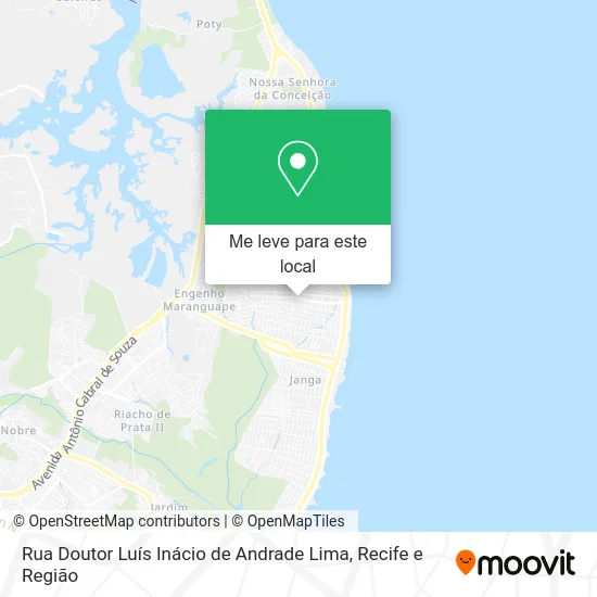 Rua Doutor Luís Inácio de Andrade Lima mapa