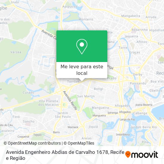 Avenida Engenheiro Abdias de Carvalho 1678 mapa