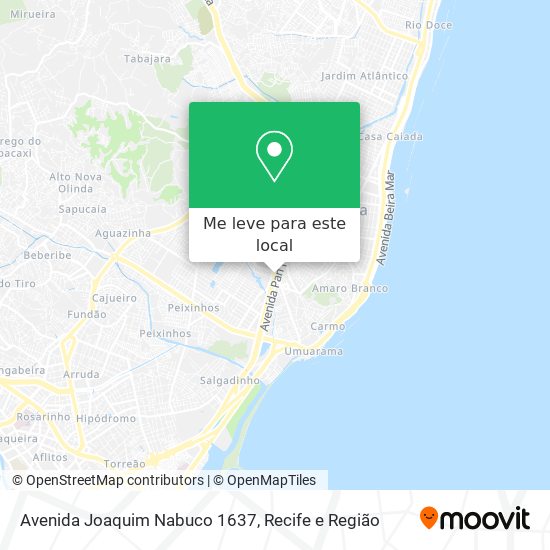 Avenida Joaquim Nabuco 1637 mapa