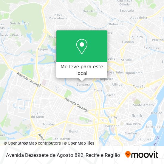 Avenida Dezessete de Agosto 892 mapa