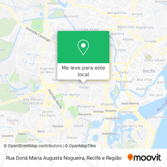 Rua Doná Maria Augusta Nogueira mapa