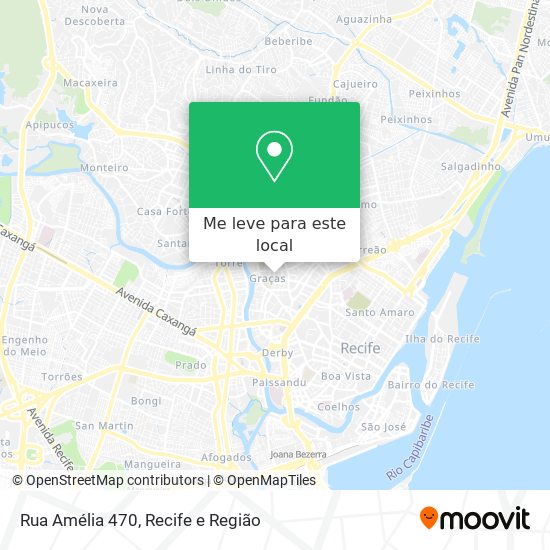Rua Amélia 470 mapa