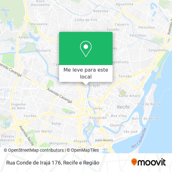 Rua Conde de Irajá 176 mapa