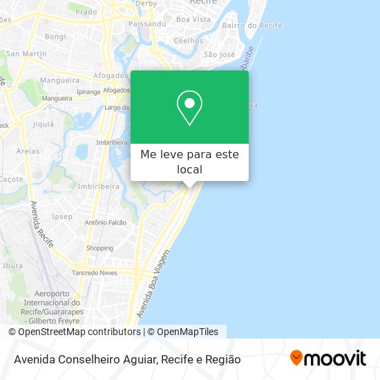 Avenida Conselheiro Aguiar mapa