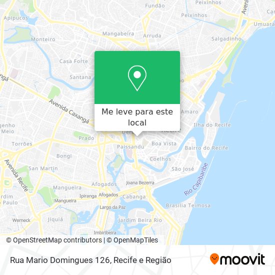 Rua Mario Domingues 126 mapa
