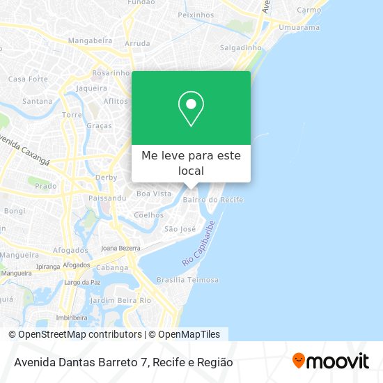 Avenida Dantas Barreto 7 mapa