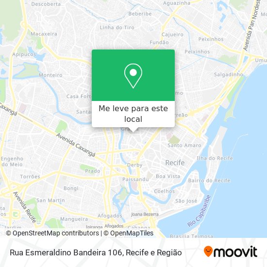 Rua Esmeraldino Bandeira 106 mapa