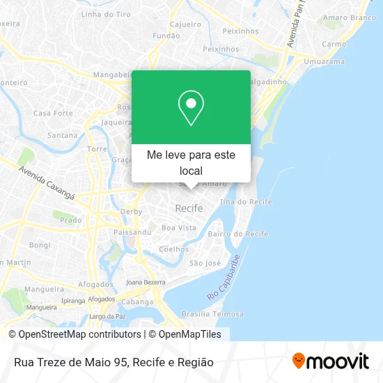 Rua Treze de Maio 95 mapa