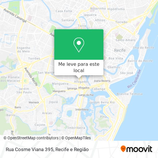 Rua Cosme Viana 395 mapa