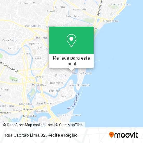 Rua Capitão Lima 82 mapa