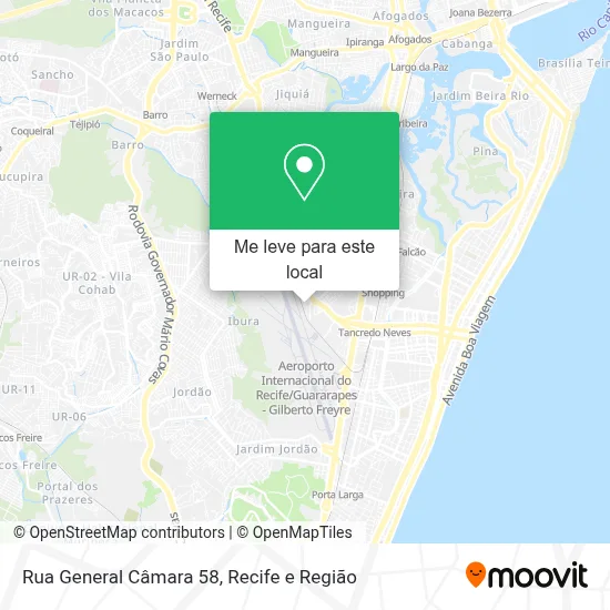 Rua General Câmara 58 mapa