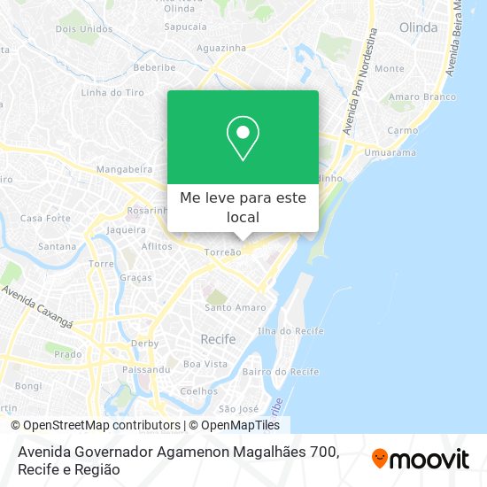 Avenida Governador Agamenon Magalhães 700 mapa