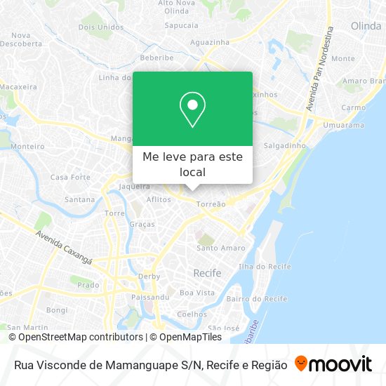 Rua Visconde de Mamanguape S/N mapa