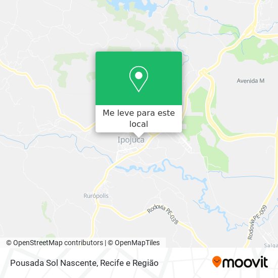 Pousada Sol Nascente mapa