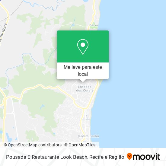 Pousada E Restaurante Look Beach mapa