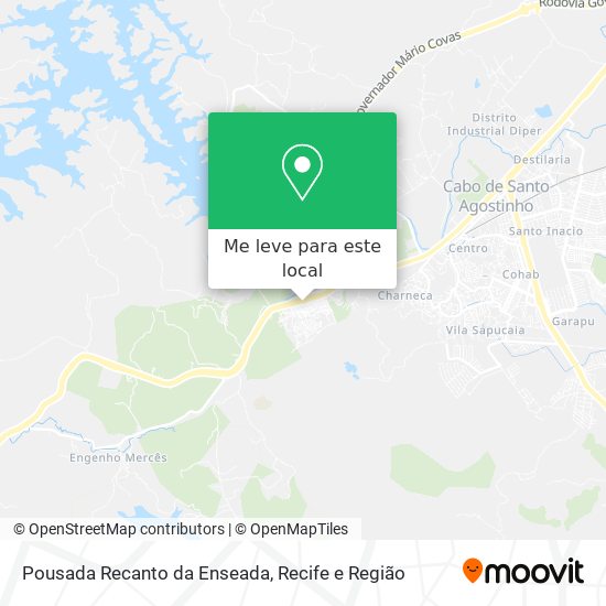 Pousada Recanto da Enseada mapa