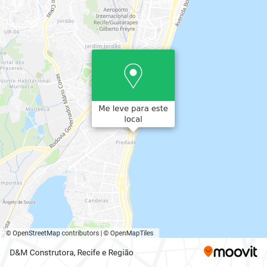 D&M Construtora mapa