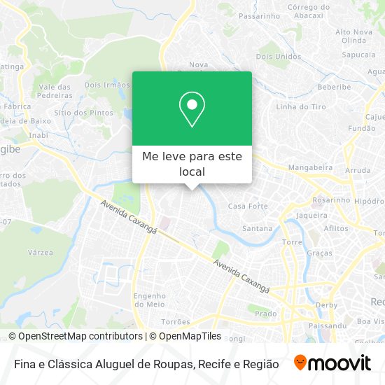 Fina e Clássica Aluguel de Roupas mapa