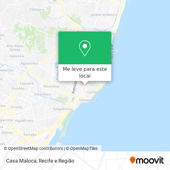 Casa Maloca mapa