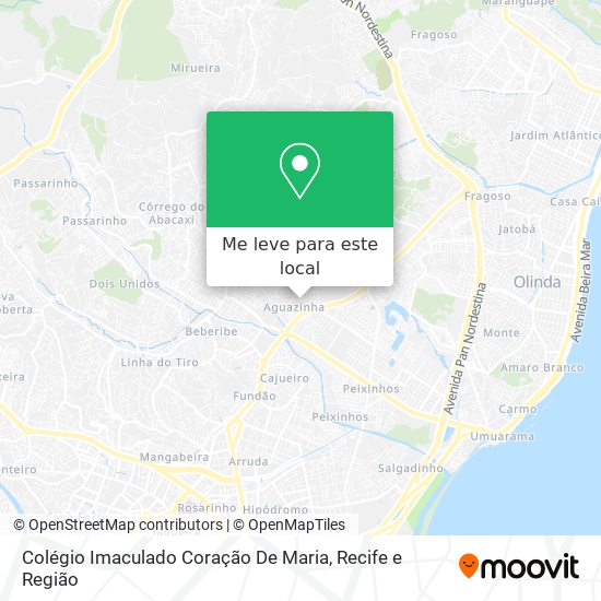 Colégio Imaculado Coração De Maria mapa