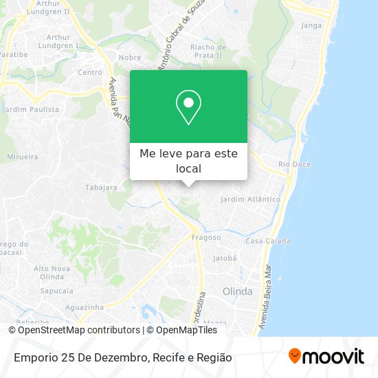 Emporio 25 De Dezembro mapa