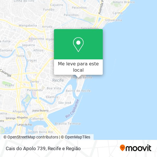 Cais do Apolo 739 mapa