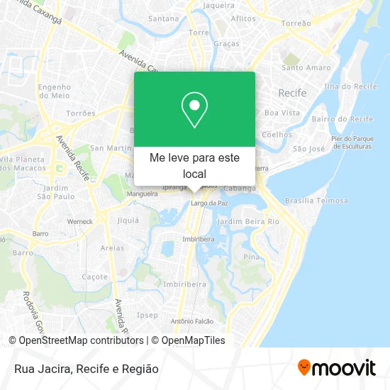 Rua Jacira mapa