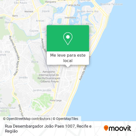 Rua Desembargador João Paes 1007 mapa