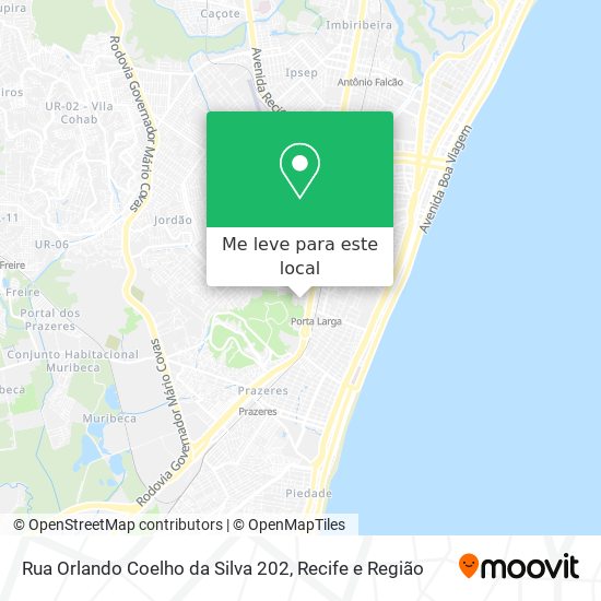 Rua Orlando Coelho da Silva 202 mapa