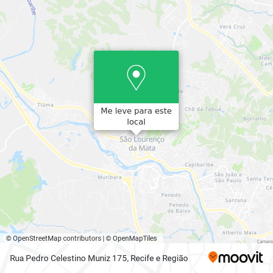 Rua Pedro Celestino Muniz 175 mapa