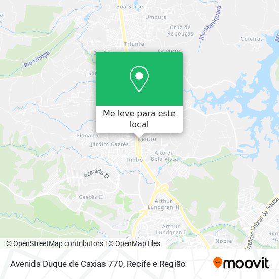 Avenida Duque de Caxias 770 mapa