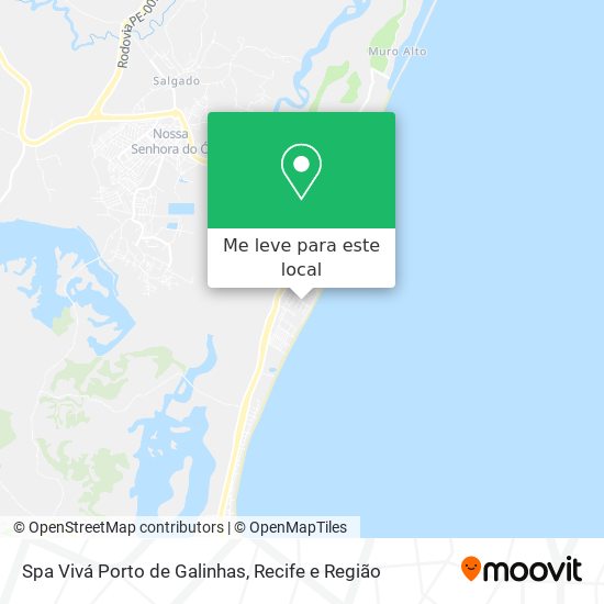 Spa Vivá Porto de Galinhas mapa